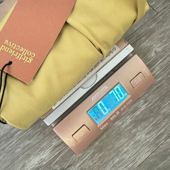 Girlfriend Collective sport legging High rise SZ small yellow activewear gym new - Picture 11 of 11